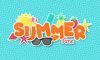Summer time vector banner design. Paper cut style. vector illustration